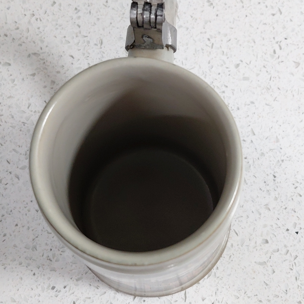 Vintage German Beer Stein with Pewter Lid - Picture 6 of 6